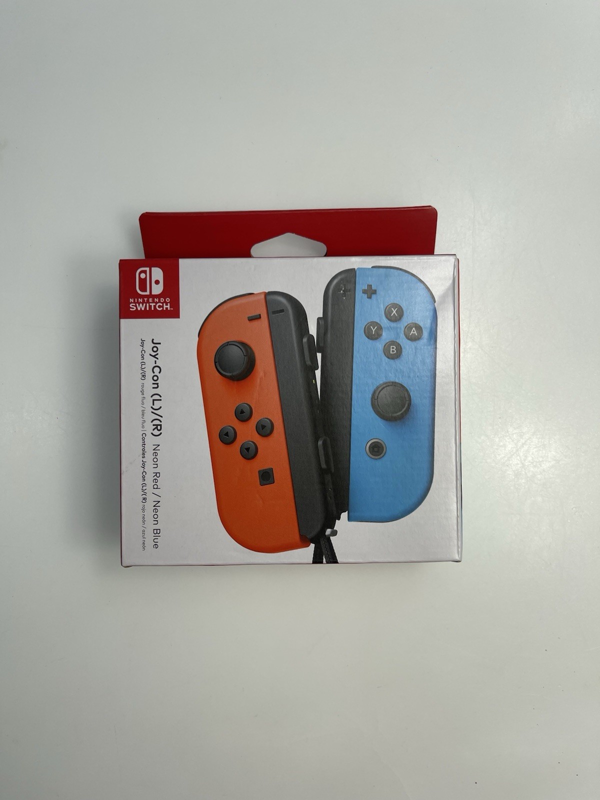 Nintendo Switch Joy-Con Pair Neon Red and Neon Blue Controllers