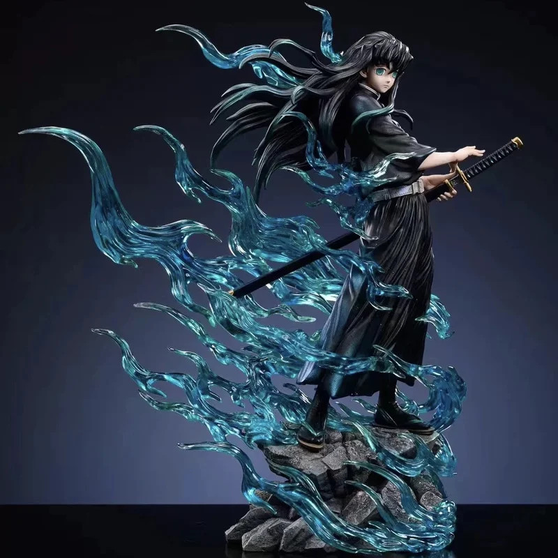 33cm Demon Slayer Tokito Muichiro Figure GK PVC Anime Action Statue Collectible