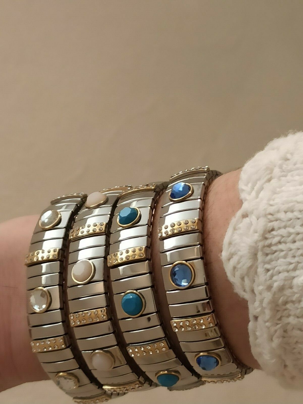 Bracelet Something Blue Wedding Gift Idea Jewelry HmdSwarovski Crystal Bracelet