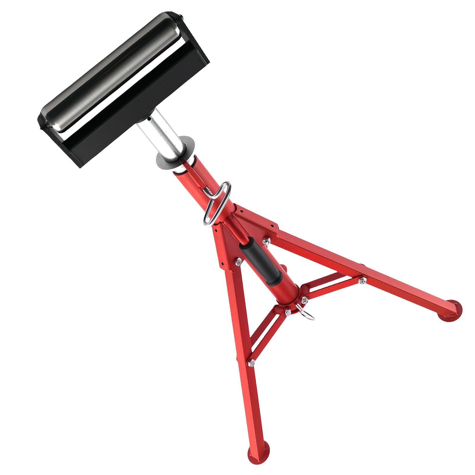 Foldable Roller Support Stand 2500lbs Adjustable 27.6-52in Steel Workshop