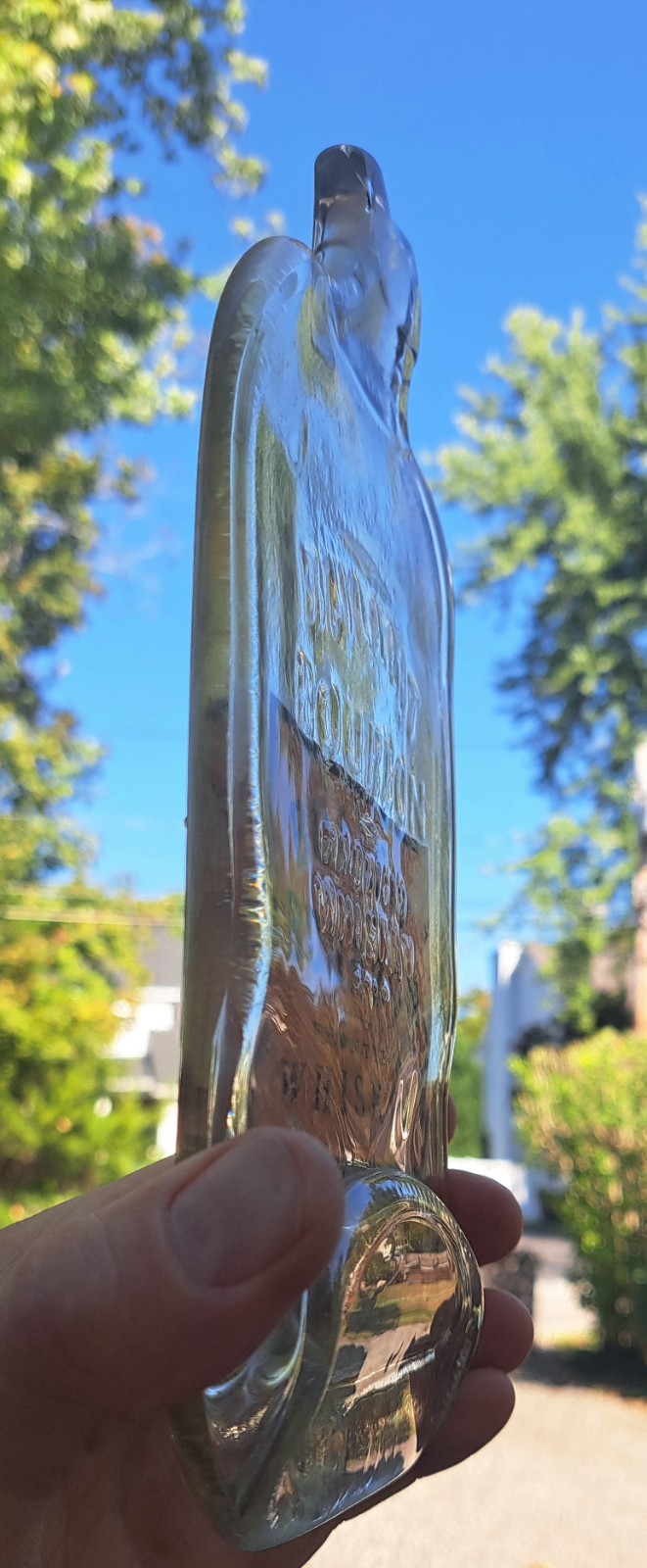 Melted Bulleit Bourbon Bottle - Cool Wall Art!