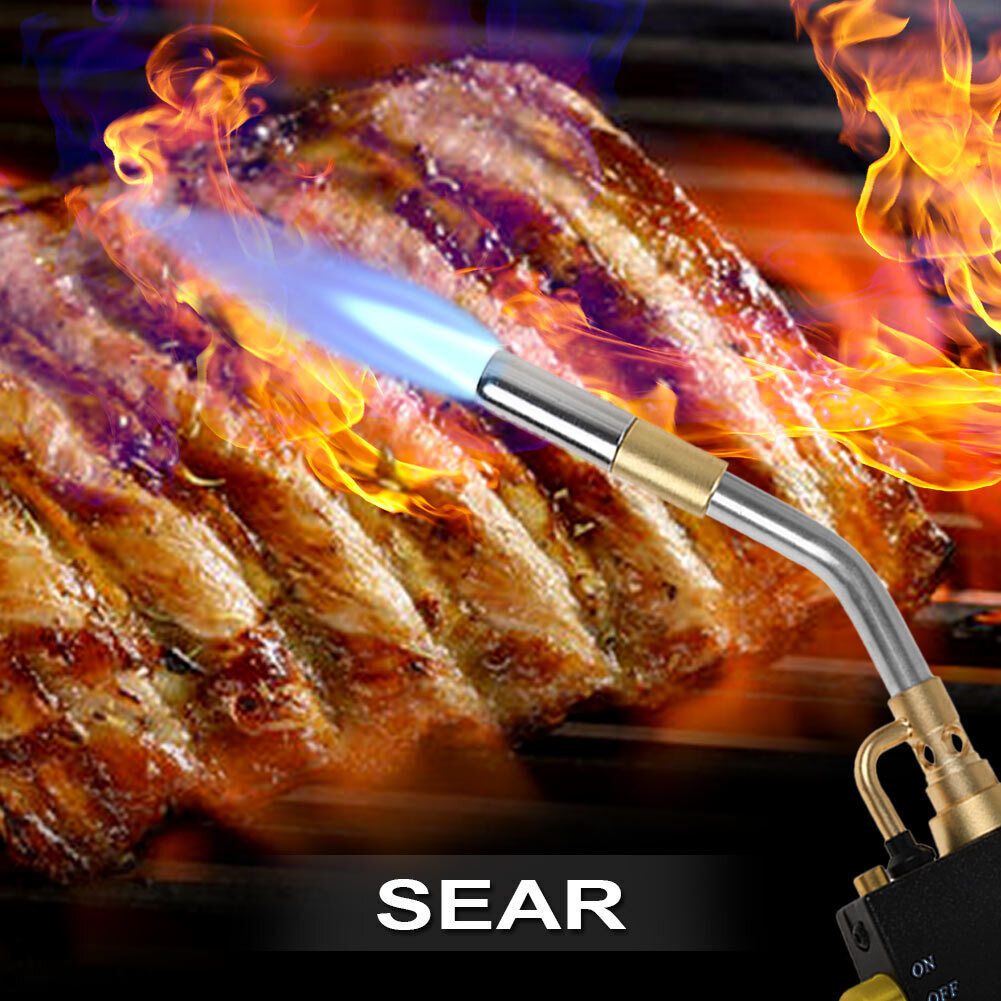 4X Propane Torch Head Trigger Start MAP Gas Torch Head Welding Torch MAPP Torch