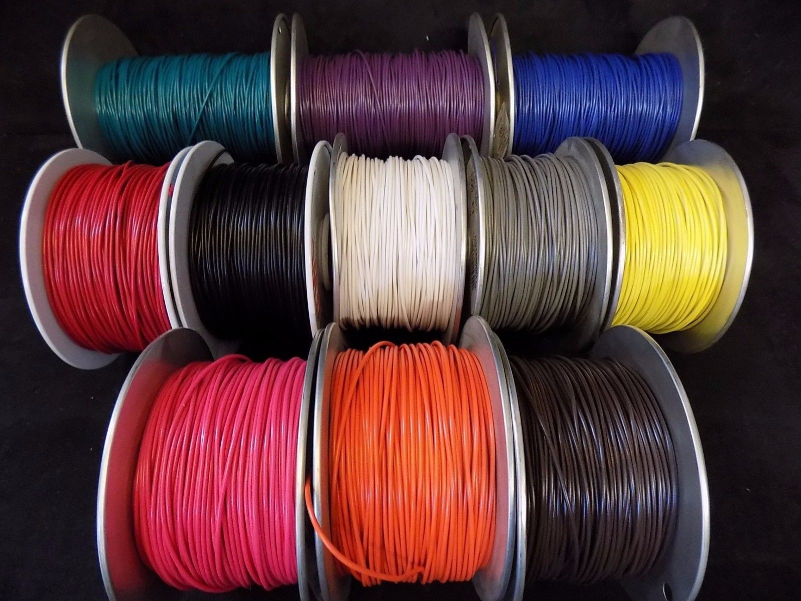 18 GAUGE GPT WIRE AUTOMOTIVE 100% COPPER OFC AWG CABLE POWER GROUND 11 COLOR LOT