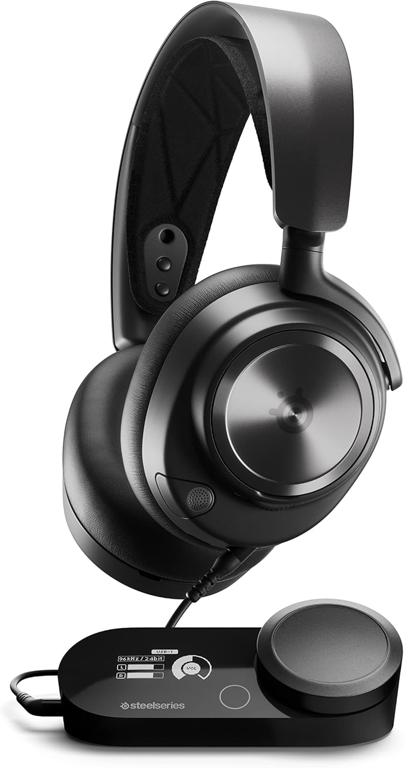 SteelSeries Arctis Nova Pro Wired Headset for PC Black Certified Refurbished