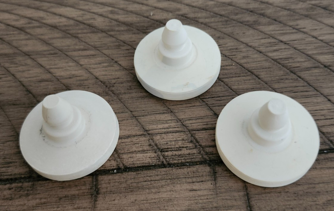 Lot of 3 Juiceman Professional 210 Rubber Feet For Base Replacement Parts