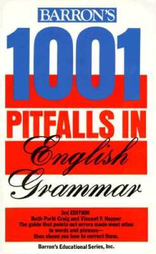 1001 Pitfalls in English Grammar - Paperback By Hopper and Craig - GOOD