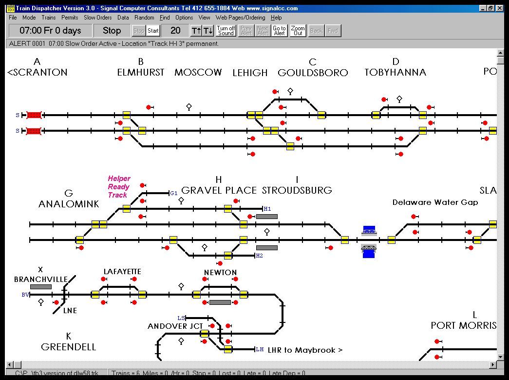 Train Dispatcher 3.5 Software Simulation Game
