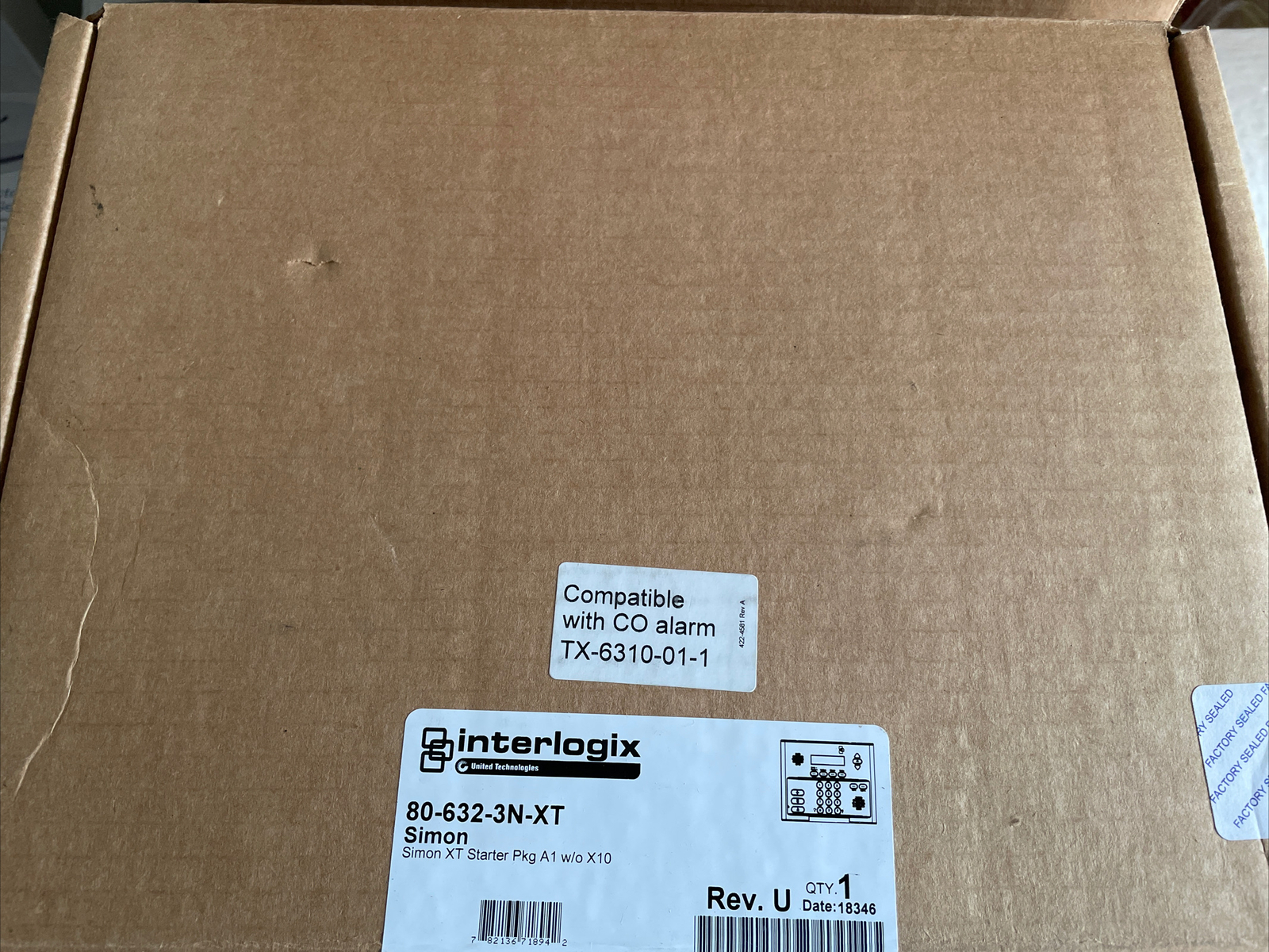 INTERLOGIX 80-632-3N-XT SIMON XT Starter Pkg A1 w/o X10
