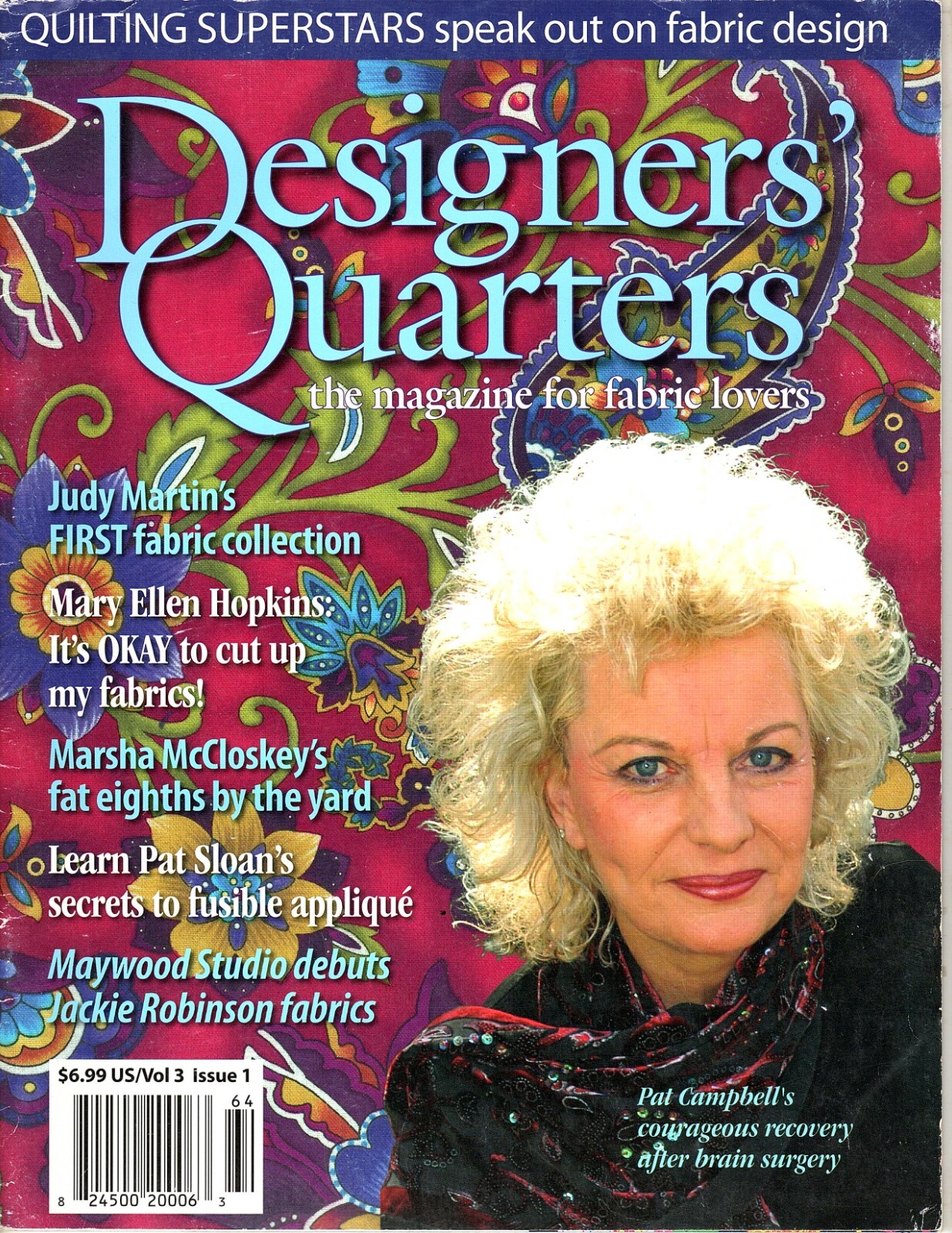 Designers Quarters Magazine Winter 2006 Fabric and Quilting Design