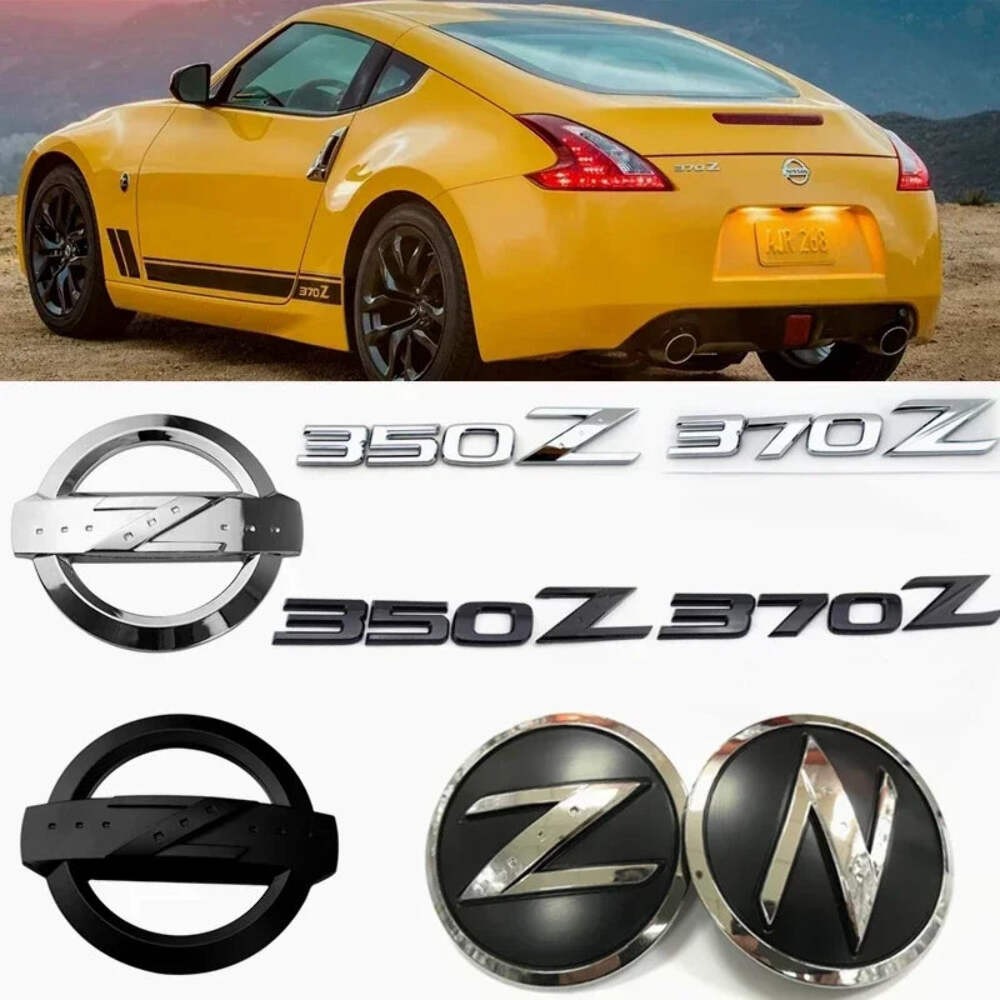 Car Rear Trunk Side Emblem Sticker for Nissan Z Logo 350Z 370Z X-Trail Qashqai T