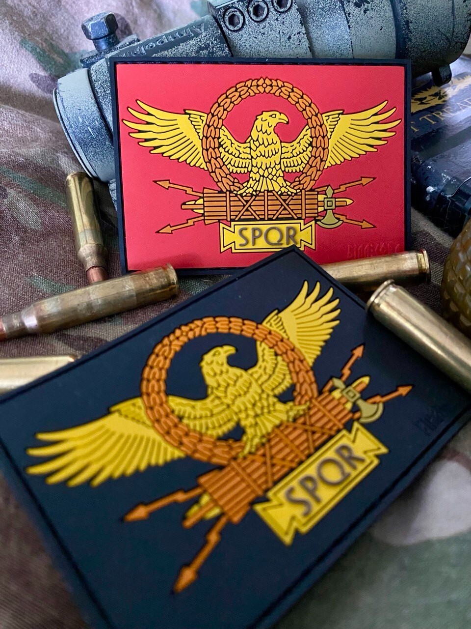 PVC tactical military patch “SPQR”