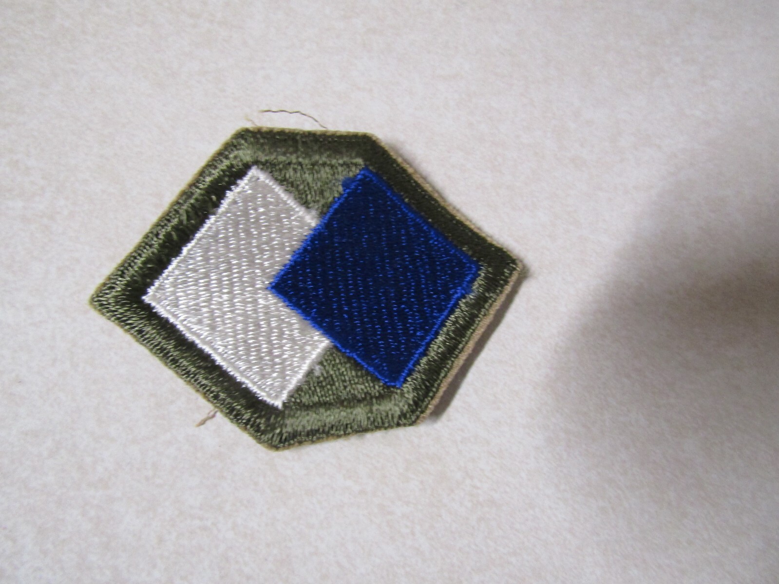 MILITARY PATCH OLD ORIGINAL WW2 ERA US ARMY 96TH INFANTRY DIVISION