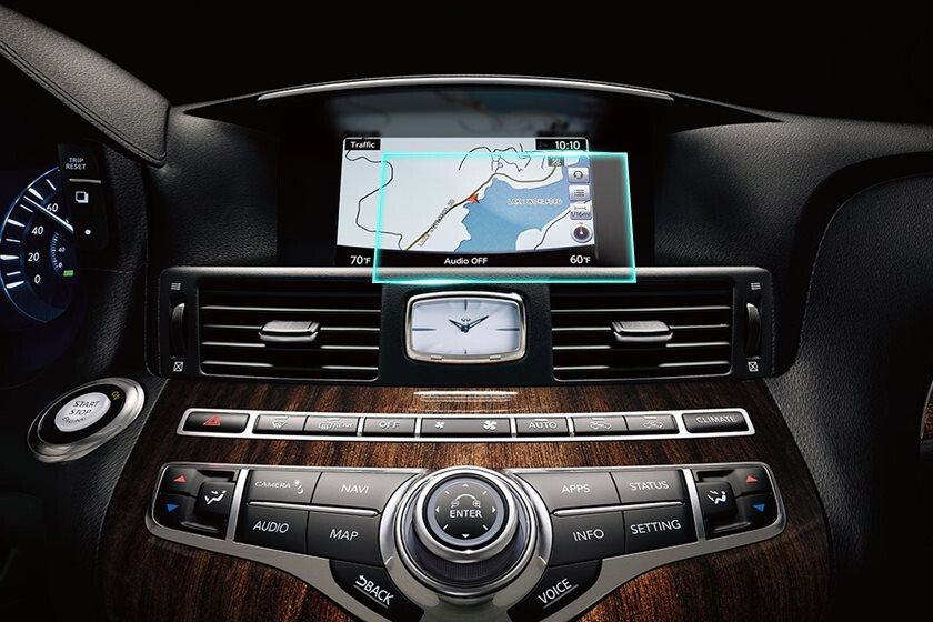 Crystal Clear Screen Protector for 2015 Infiniti Q70 Vehicle Navigation