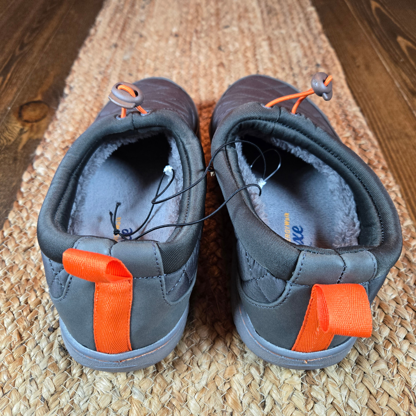 Dluxe Men's Corey All Day Slide Slippers Charcoal Gray