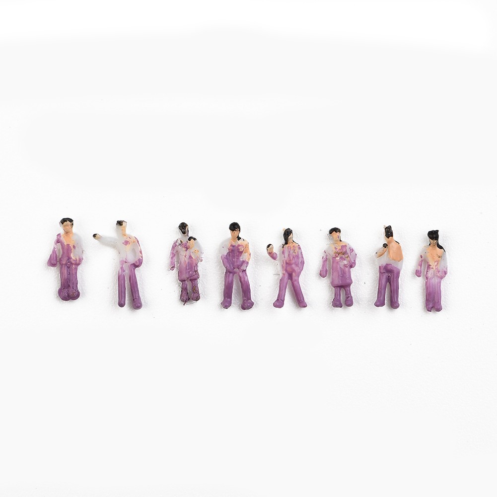 Painted Figures Miniature Passerby 1:200 Scale Color Model People Standing