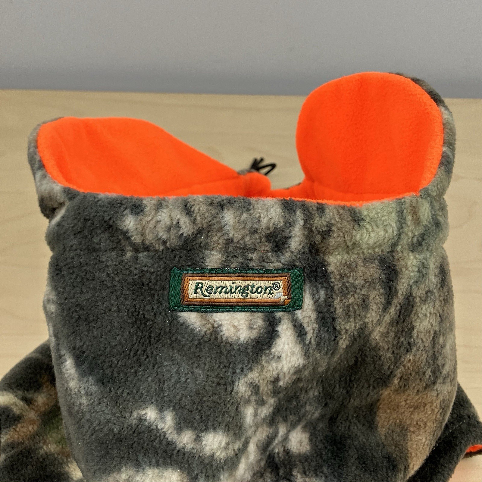 Remington Mossy Oak Break Up Reversible Neck Warmer Gaiter Camo Blaze Orange