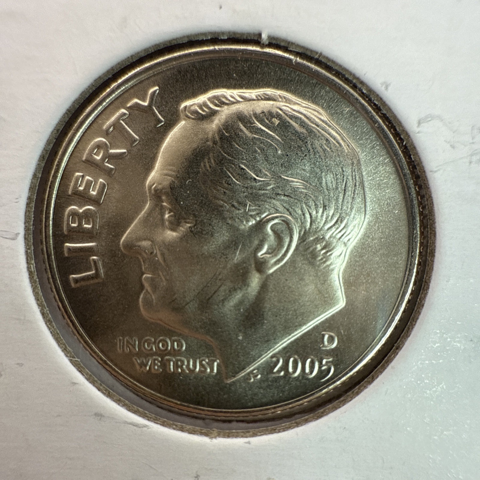 2005-D Roosevelt Dime BU (Brilliant Uncirculated) Denver Mint