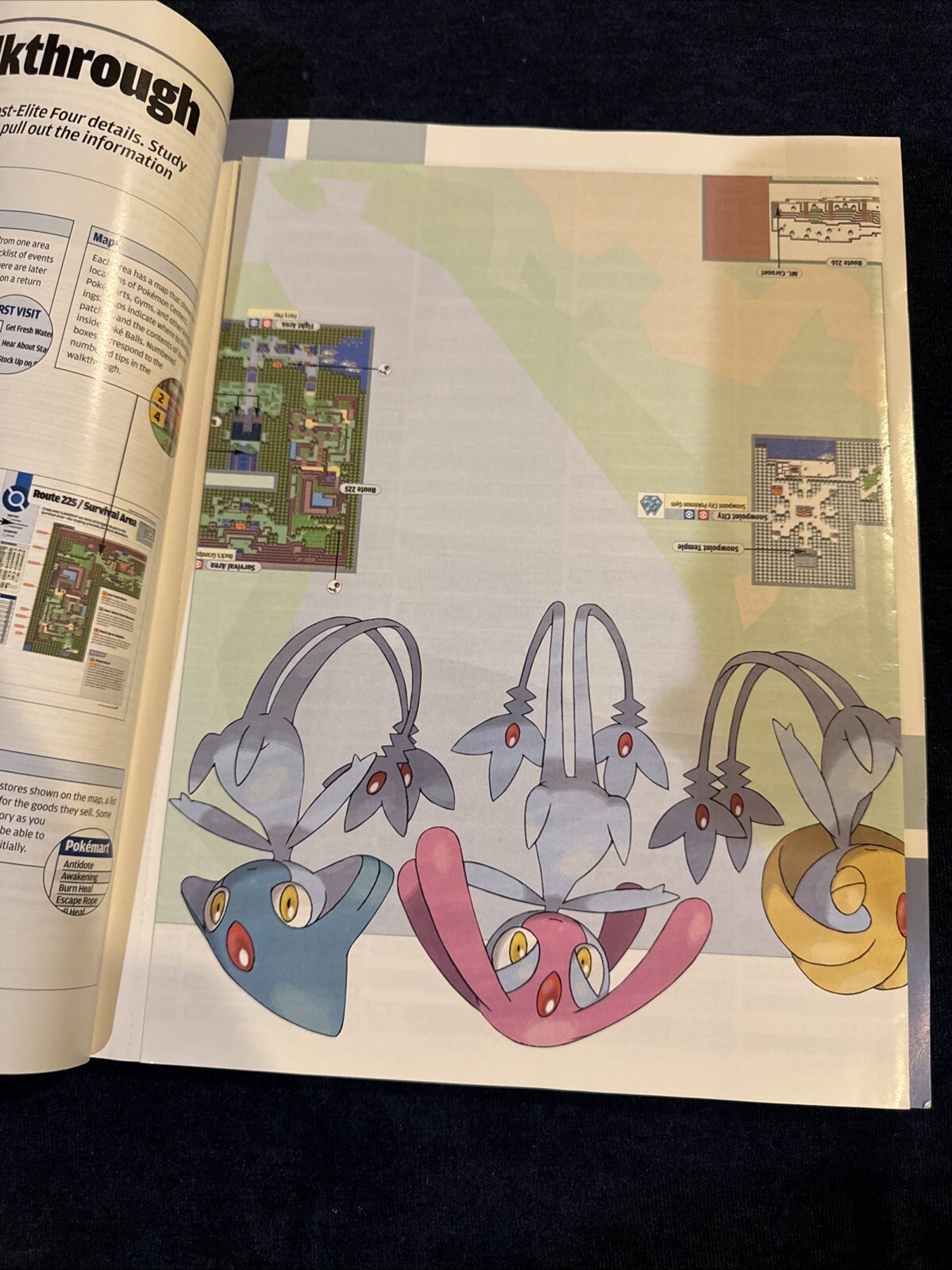 Pokemon Diamond & Pearl strategy guide With Poster Attached
