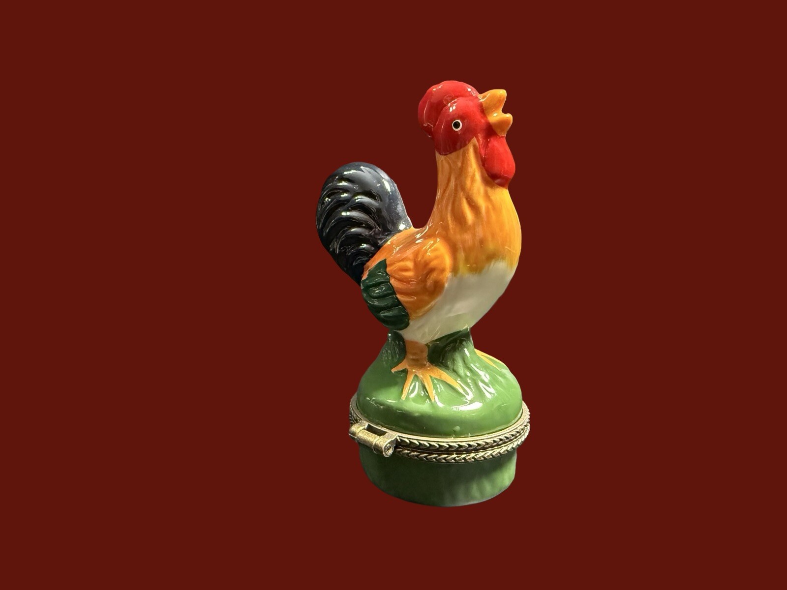 Rooster Trinket Box - Beautiful