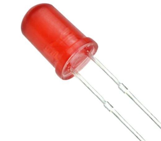25 x Red LED 5mm Round Wide Angle Diffused LED Light Emitting Diode Bright PCB