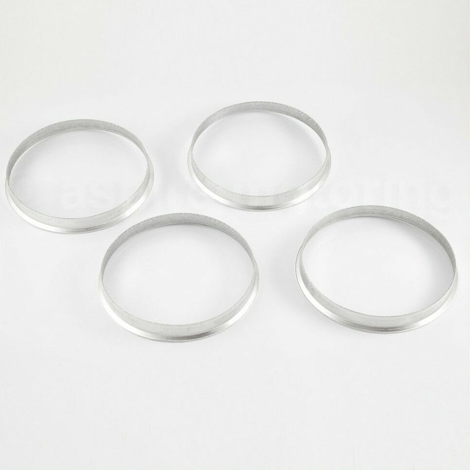 4 Hub Centric Aluminum Rings 74.1mm to 72.6mm | Hubcentric 74 - 72.56 fits BMW