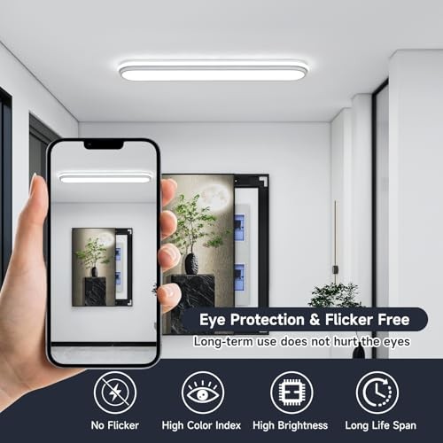 Smart LED Ceiling Light,36.2In 36.2 Inch Dimmable(Memory Function/CRI 97+) - B