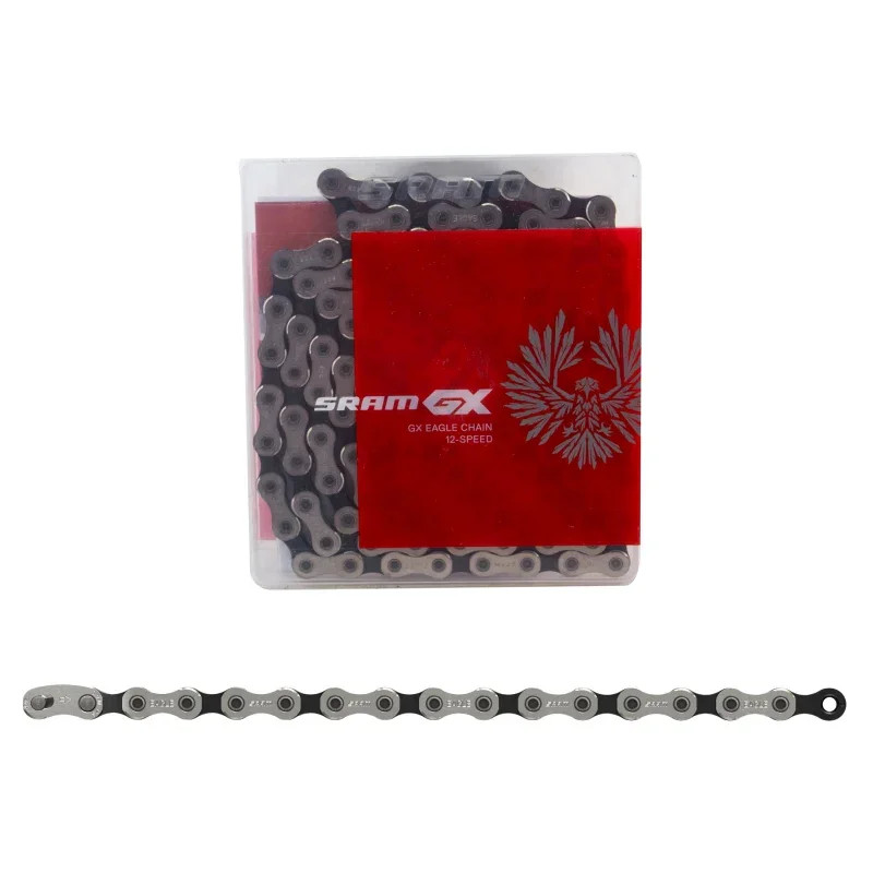SRAM GX Eagle 12 Speed 126 Links Power Lock Bicycle Chain (00.2518.030.011)