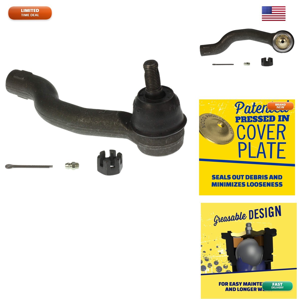 MOOG ES800108 Steering Tie Rod End for Nissan Frontier