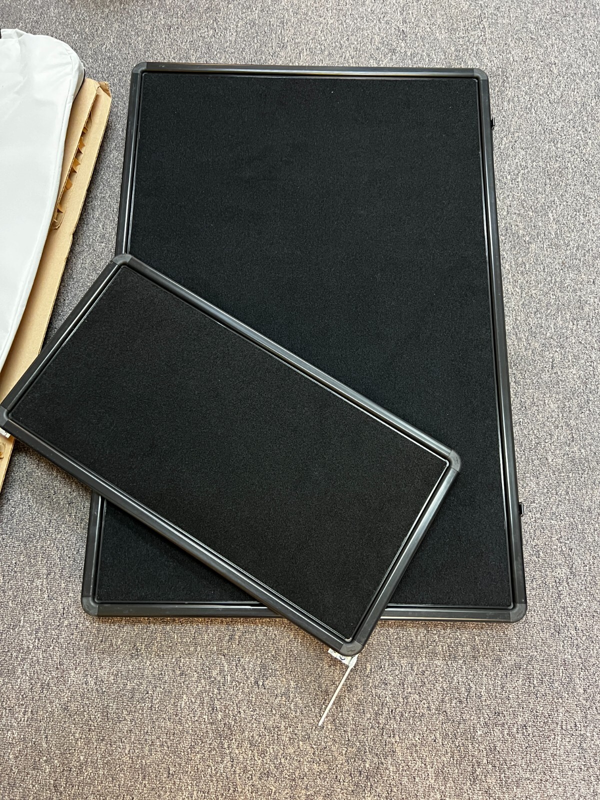 Reusable Tri-Fold Display Board and Sign with Carrying Case 36x24