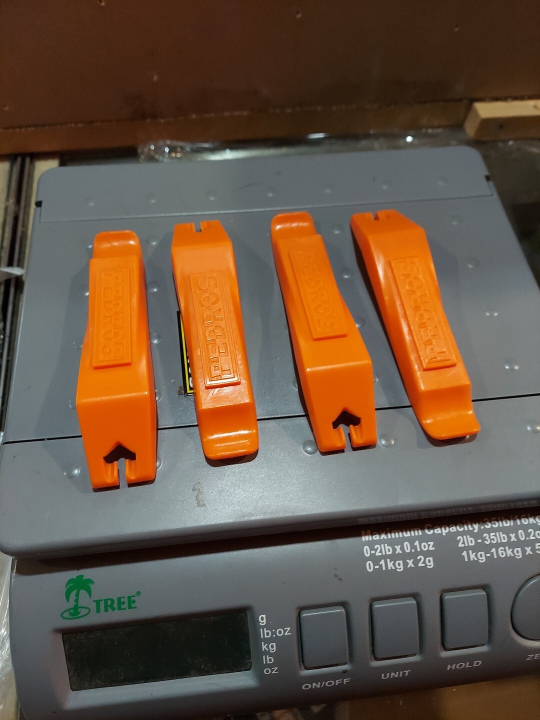 2 Sets of Pedros Tire Levers Orange