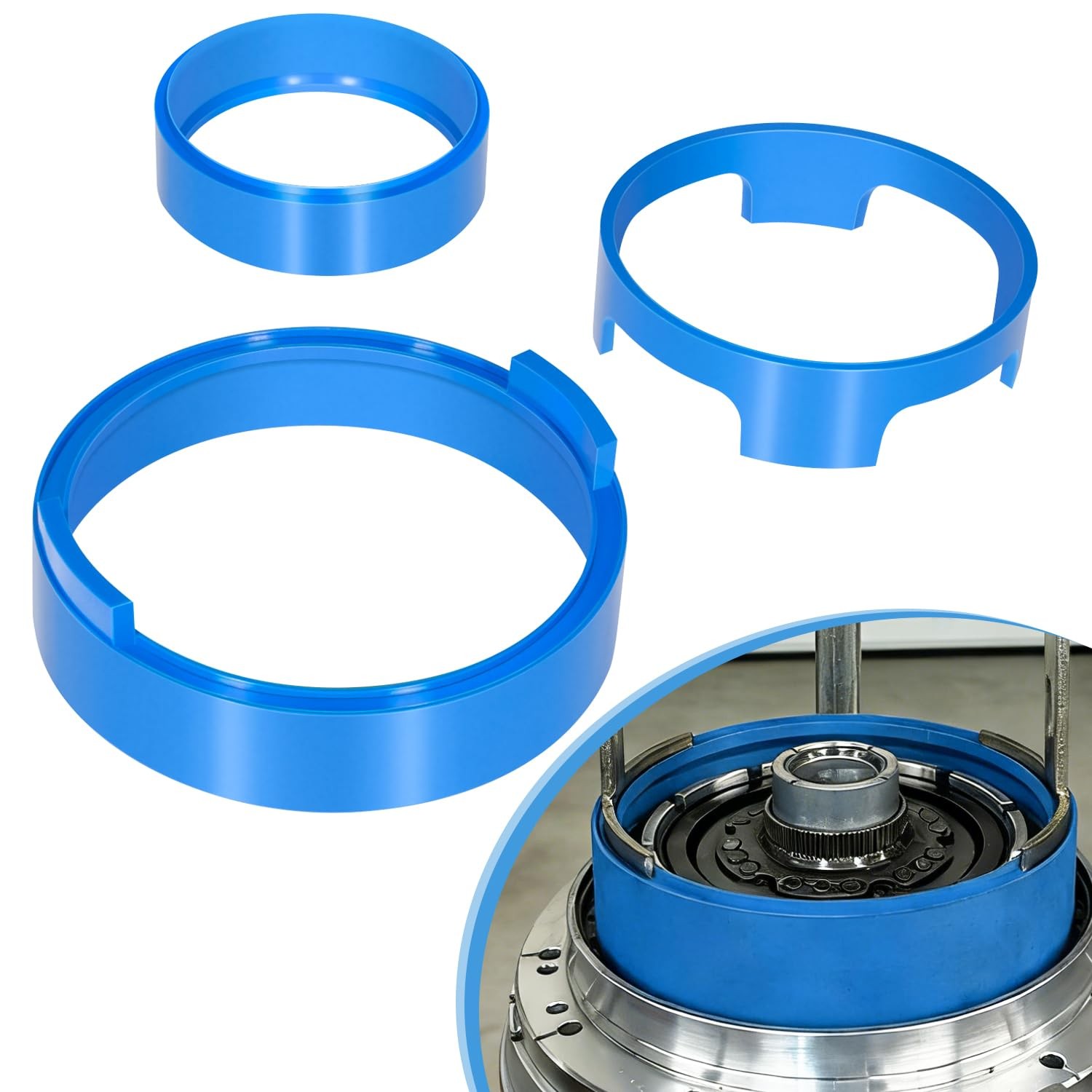 For Ford 10R80 GM 10L80 Transmission Piston Compressor Tool & Snap Ring Remover
