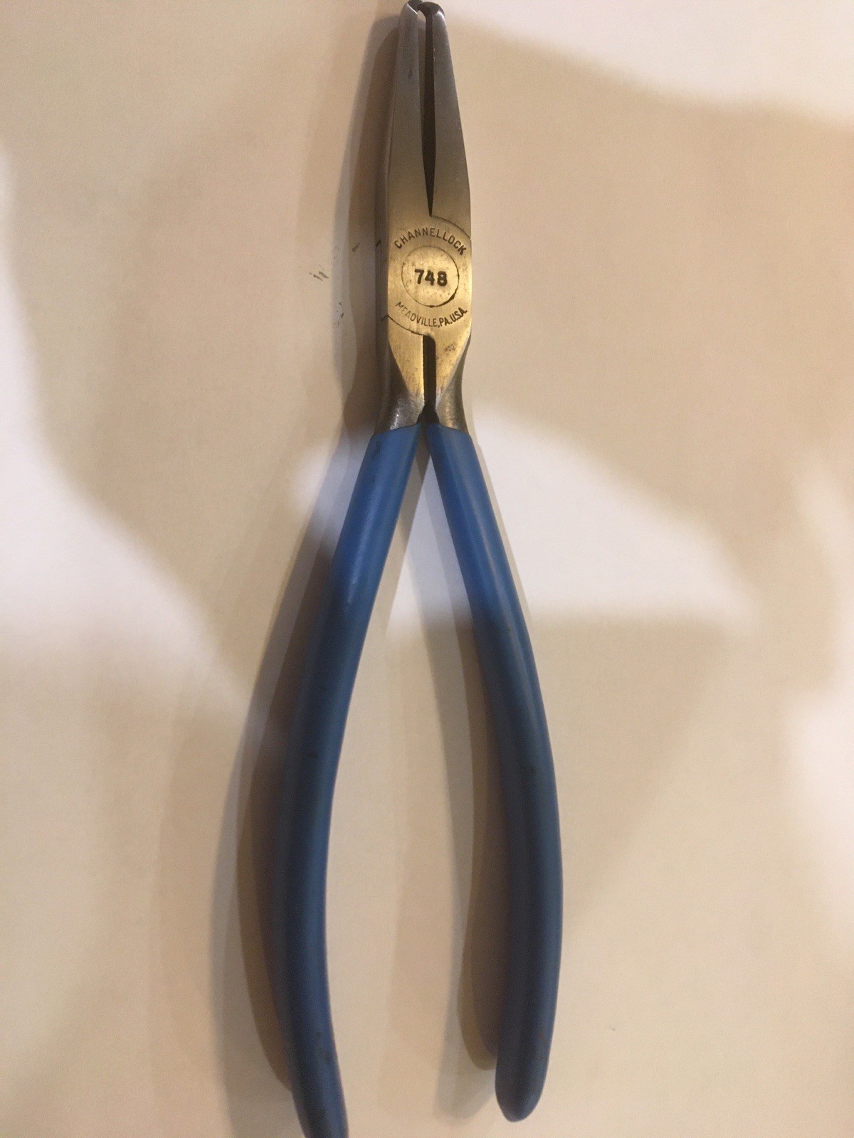 Channellock No.748 Long Reach End Cutting Pliers . U.S.A .