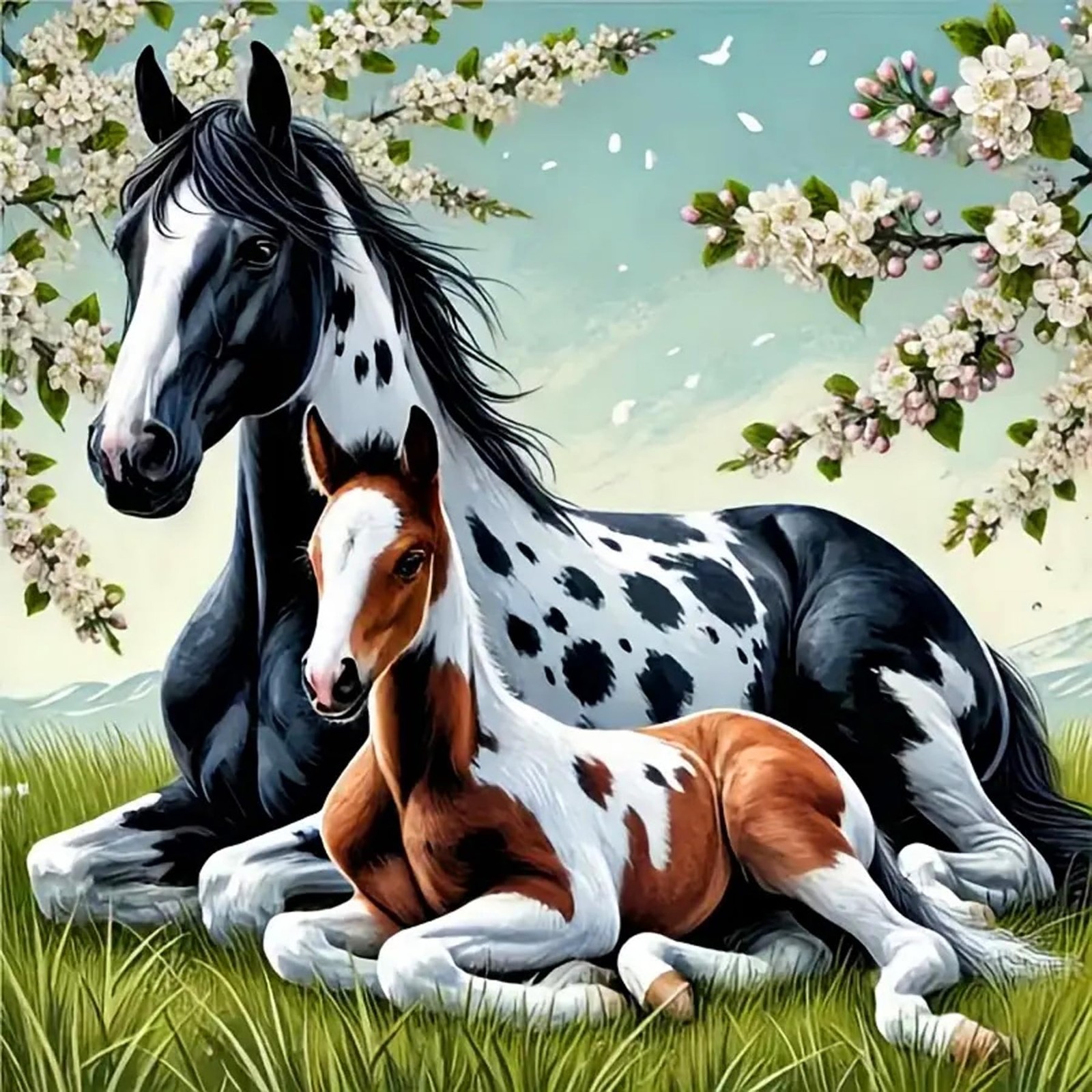 Axquilon Horse Diamond Art Kits for Adults - 12x12in(30x30cm),