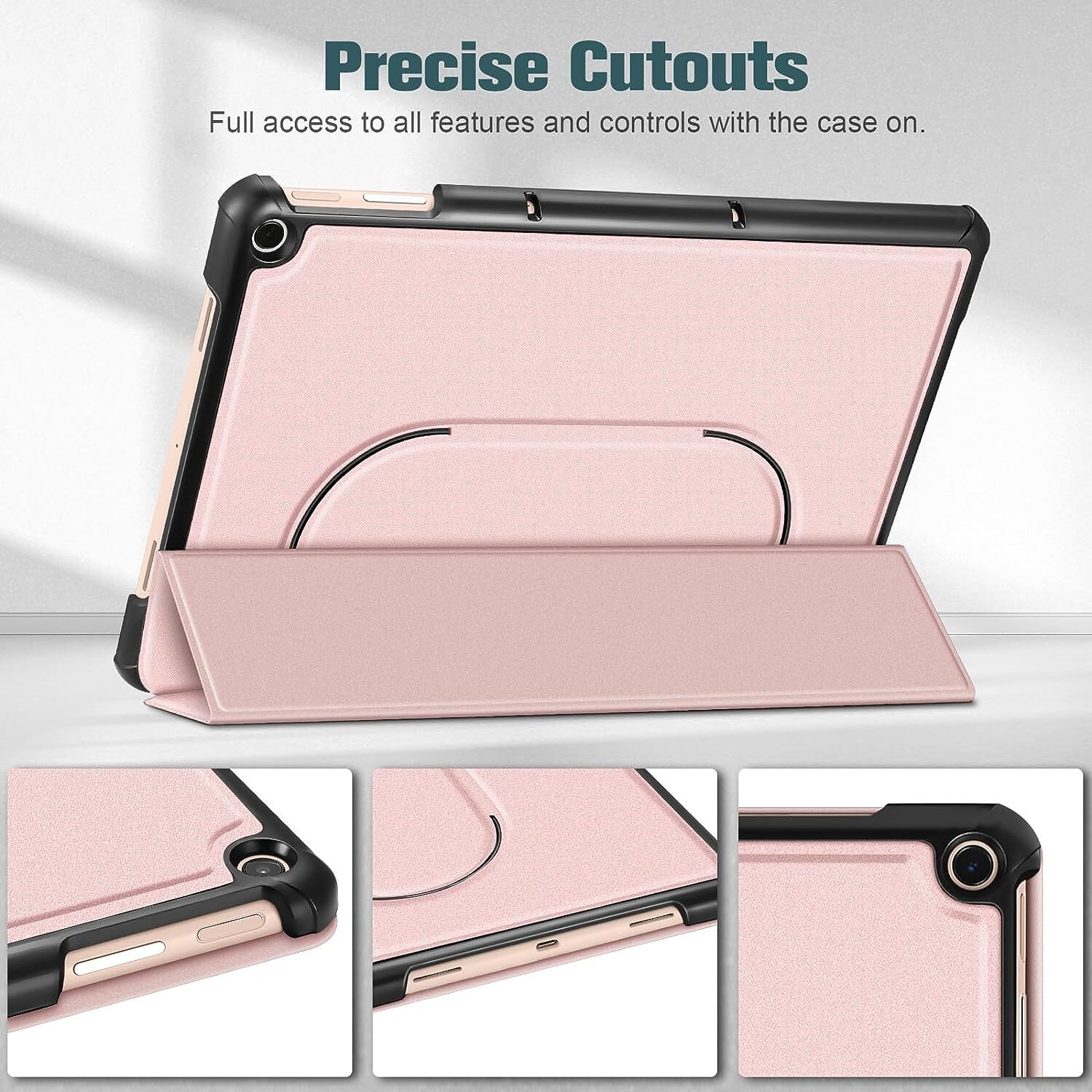 For Google Pixel Tablet 11" 2023 Slim Case Hard Back Shell Tri-Fold Stand Cover