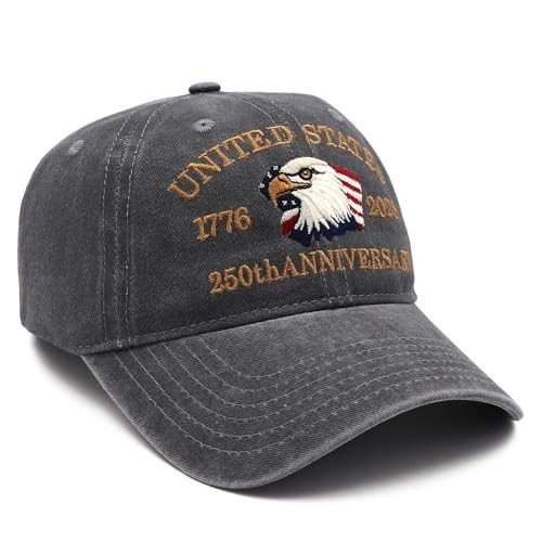 250th Anniversary USA Hat 1776-2026 Patriotic Baseball Cap