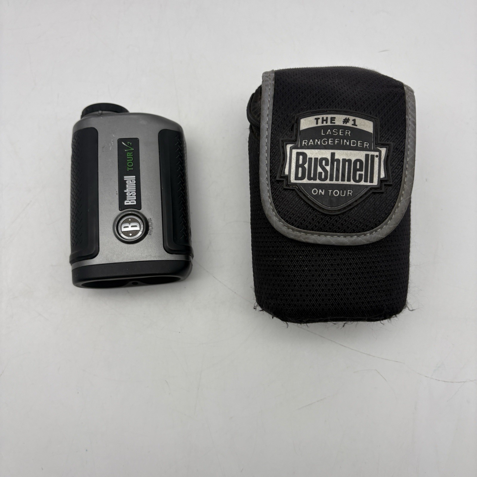 Bushnell Tour V2 Golf Laser Rangefinder PinSeeker Technology Case Untested-Read