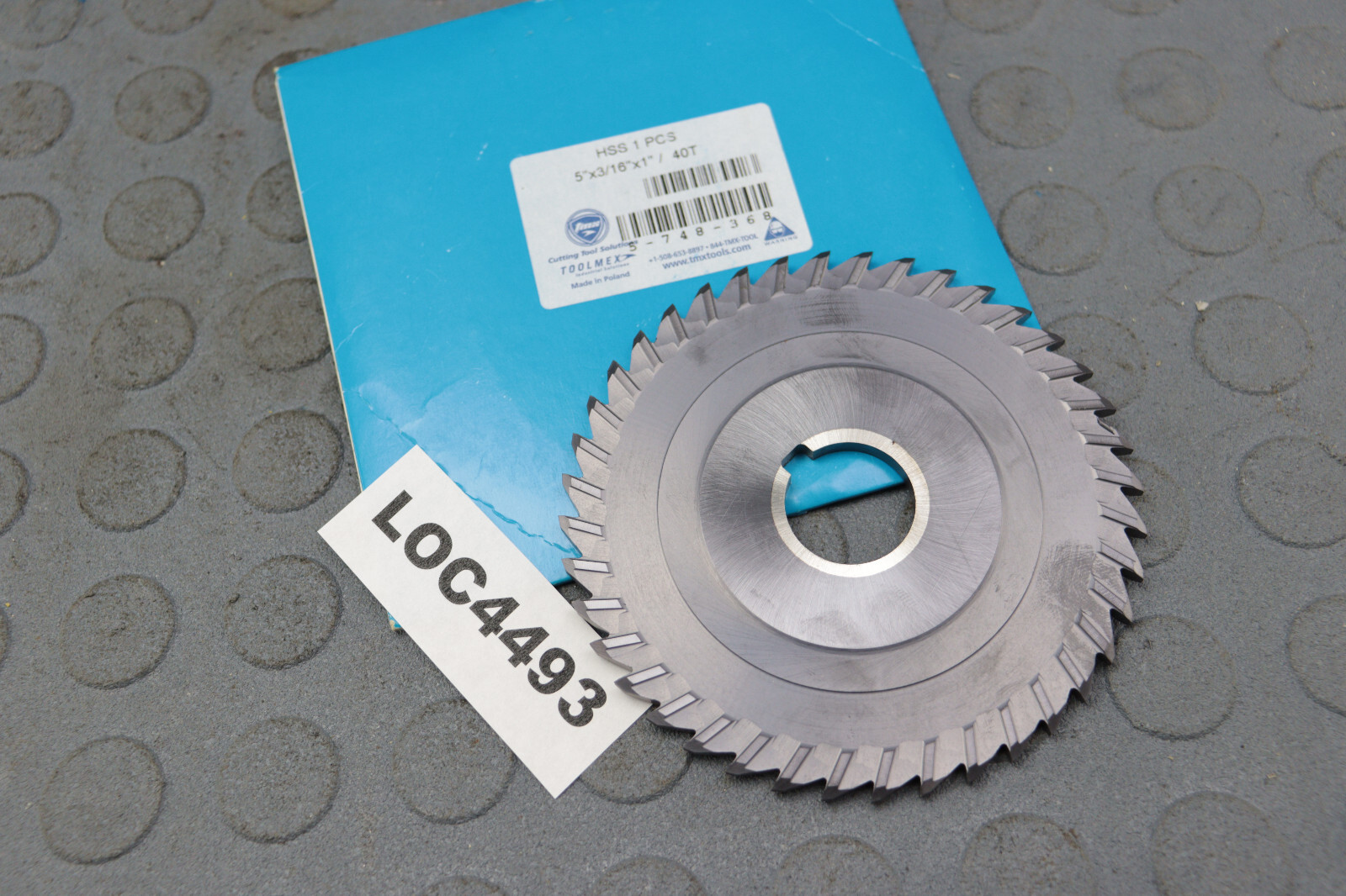TMX 5''X3/16''X1'' HSS 5-748-368 SLITTING SAW LOC13940