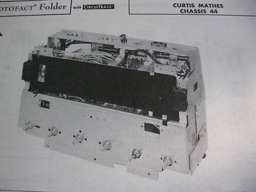 CURTIS MATHES 44 TUNER RECEIVER PHOTOFACT