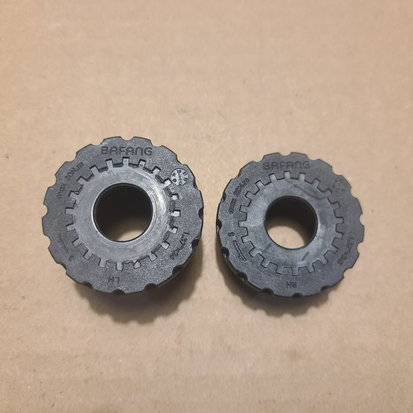 Bafang Bottom Bracket Lockring Cups LH RH BSA 1.37x24 Max 30Nm Sensor Caps Set
