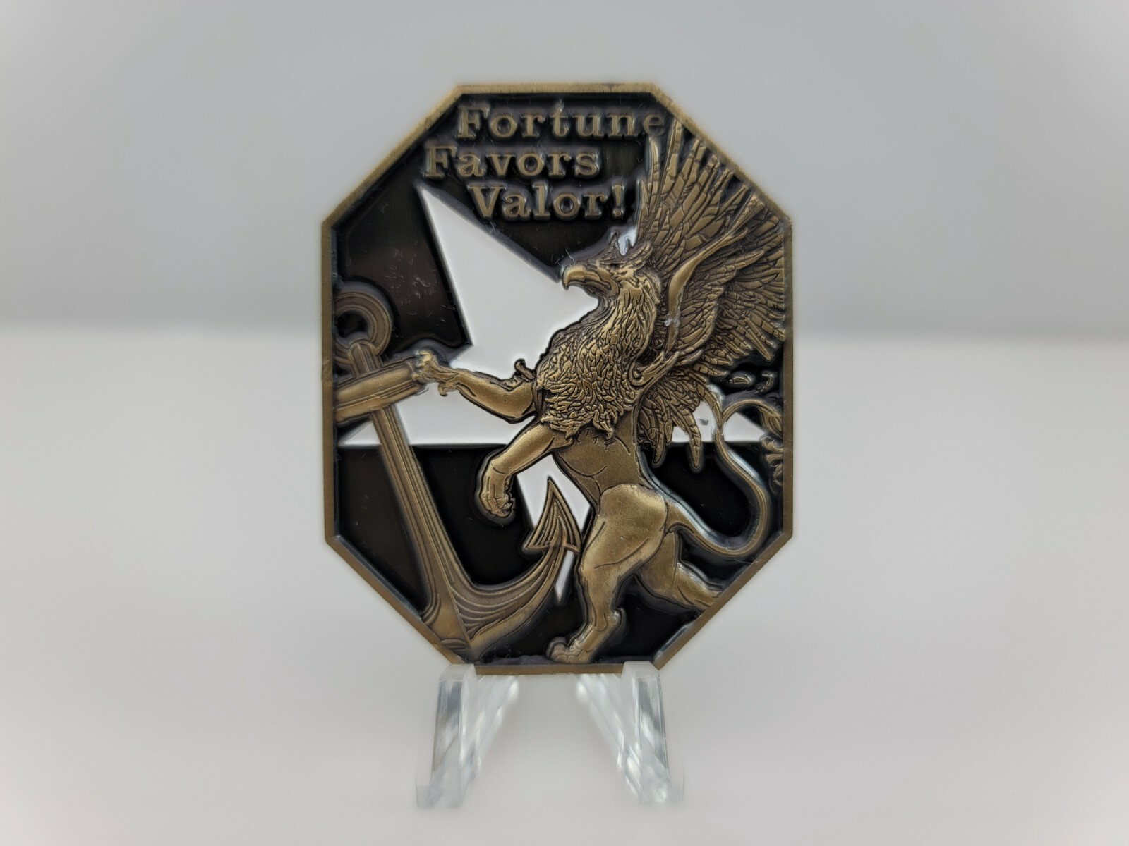Fortune Favors Valor USS ROSS DDG-71 Challenge Coin ref#9