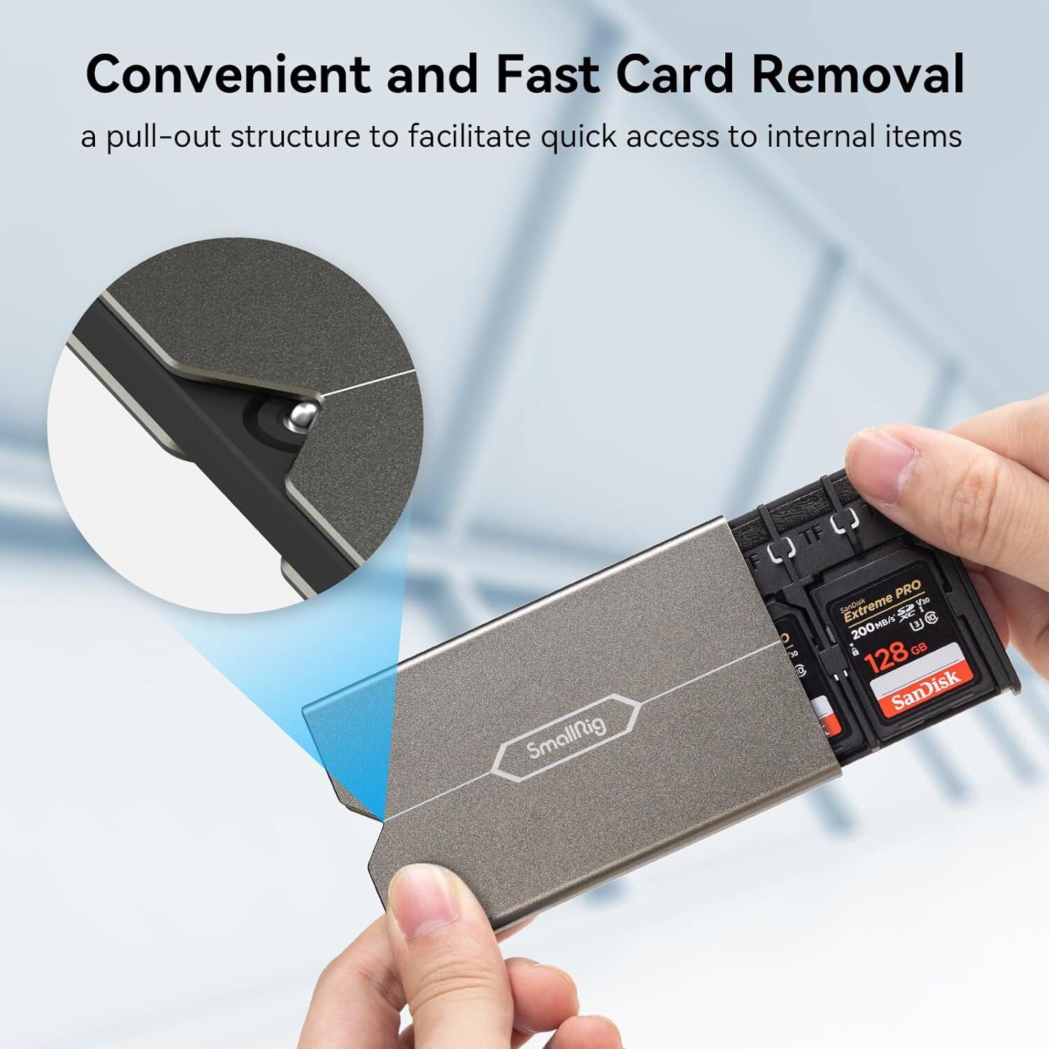 SmallRig Memory Card Case Holder Storage for SD / Micro SD / SIM Cards