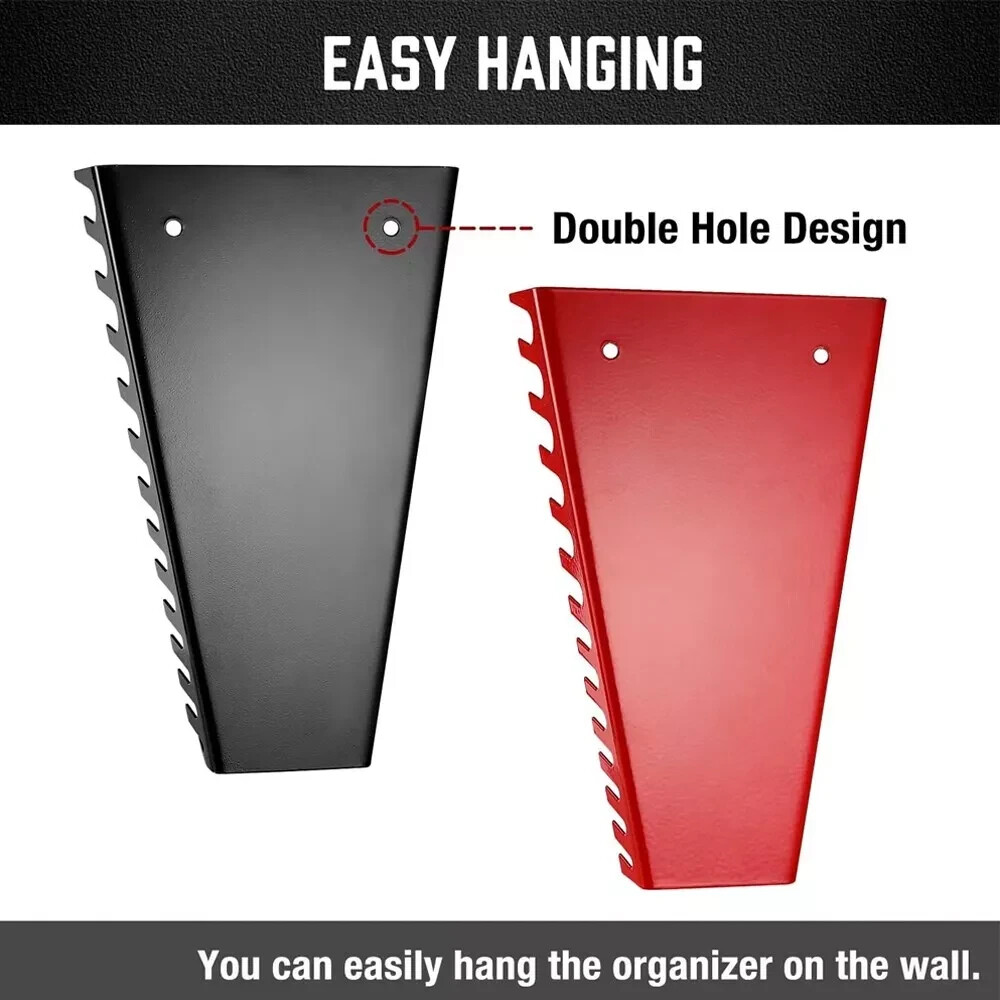 4Pack Wrench Organizer Holder Tool Box Storage Sockets Tray Rail Sorter Rack