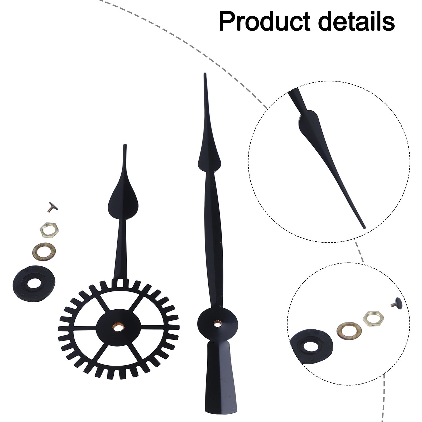 Silent Quartz Clock Movement With High Torque And Long Hands Replacement