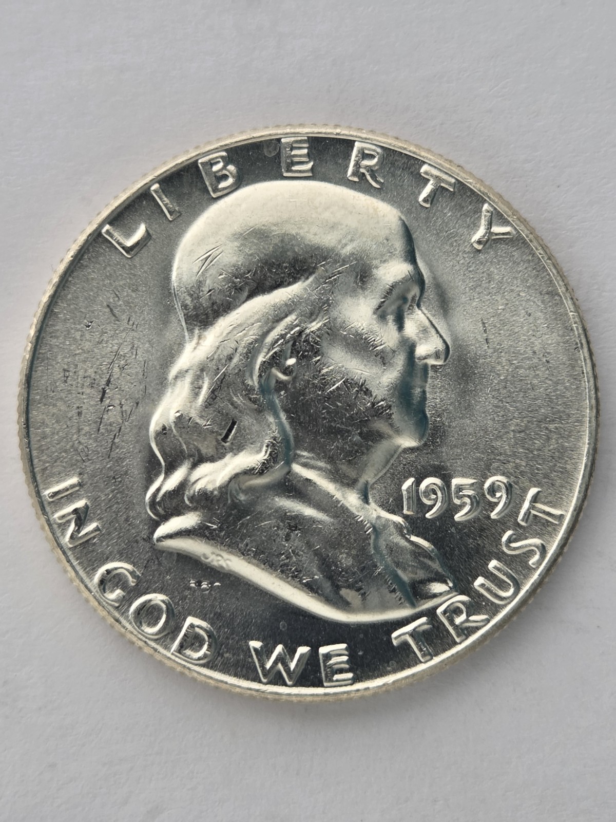 1959-P United States Uncirculated, Franklin Half Dollar