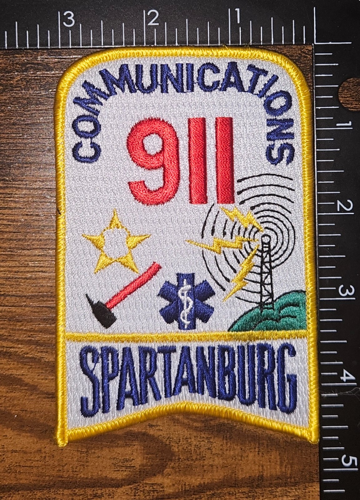Spartanburg South Carolina 9/11 Communications Dispatch Shoulder Patch