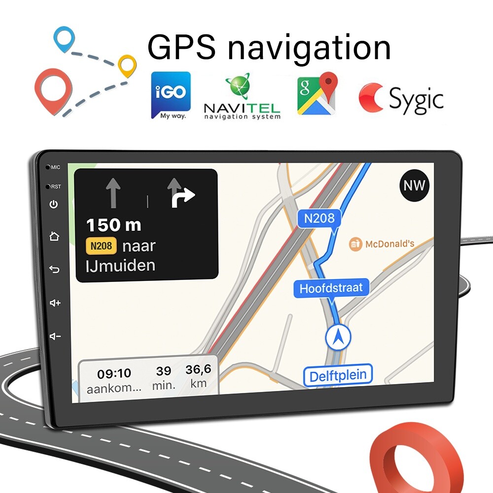 For Ford Escape 2007-2012 Carplay Android 15.0 Car Stereo Radio GPS Navi BT WiFi