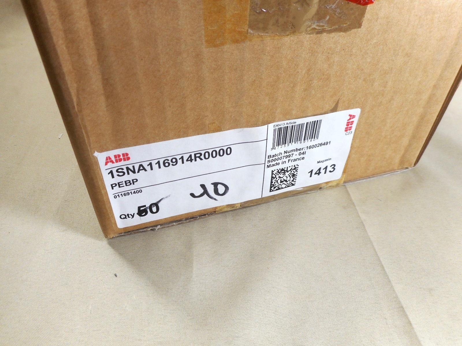 ABB  PEBP label holder(lot of 10)  (NIB)