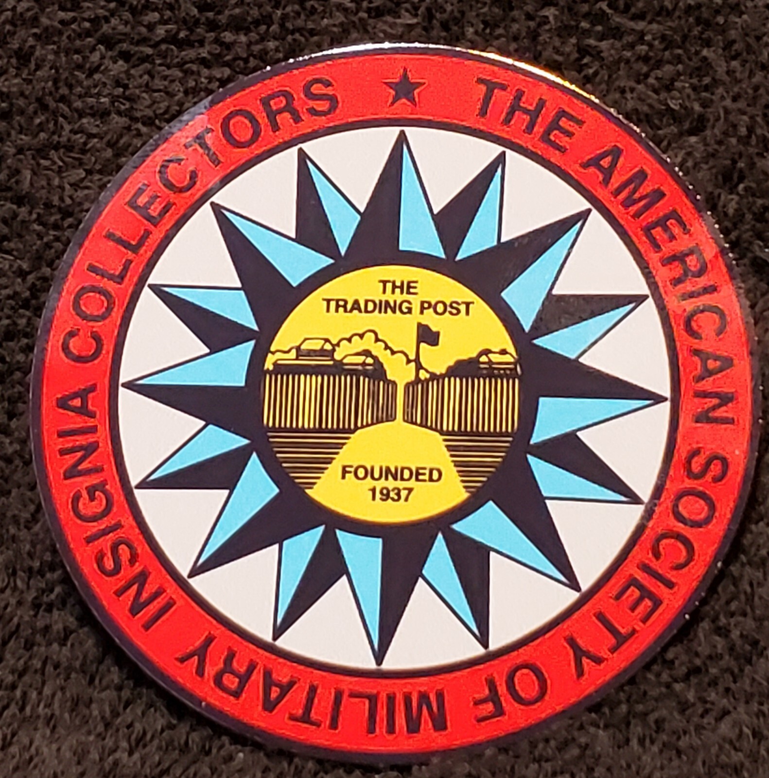 American Society Military Insignia Collectors 3" Disk