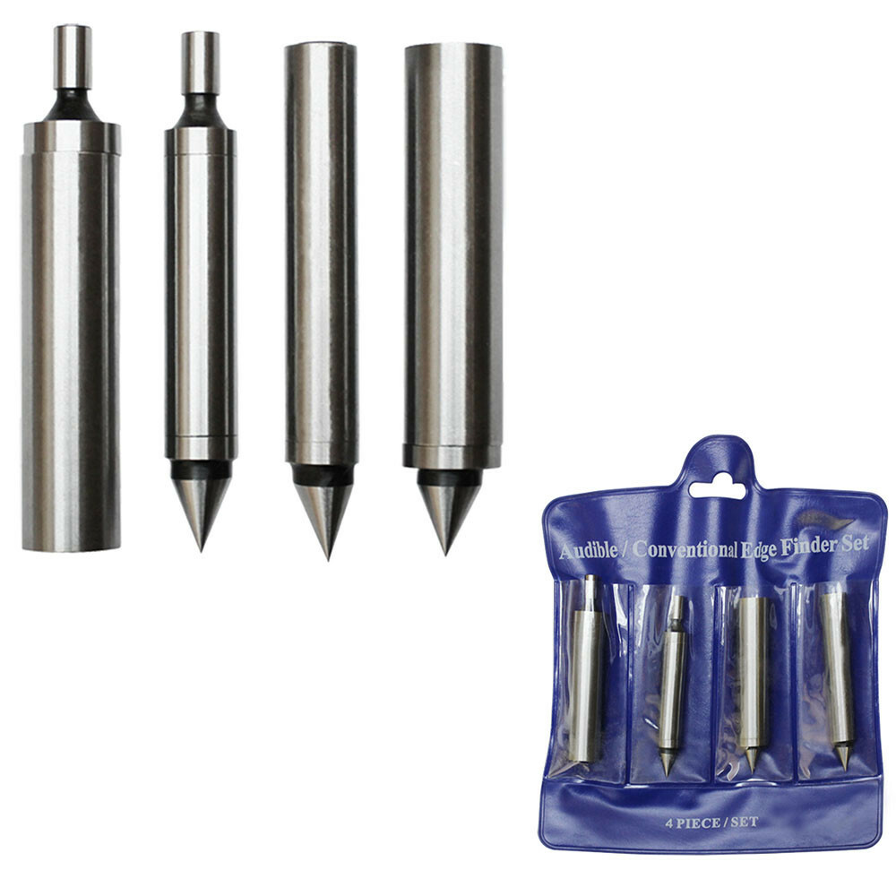 4 PC Edge Finder Center Finders Single End Double End