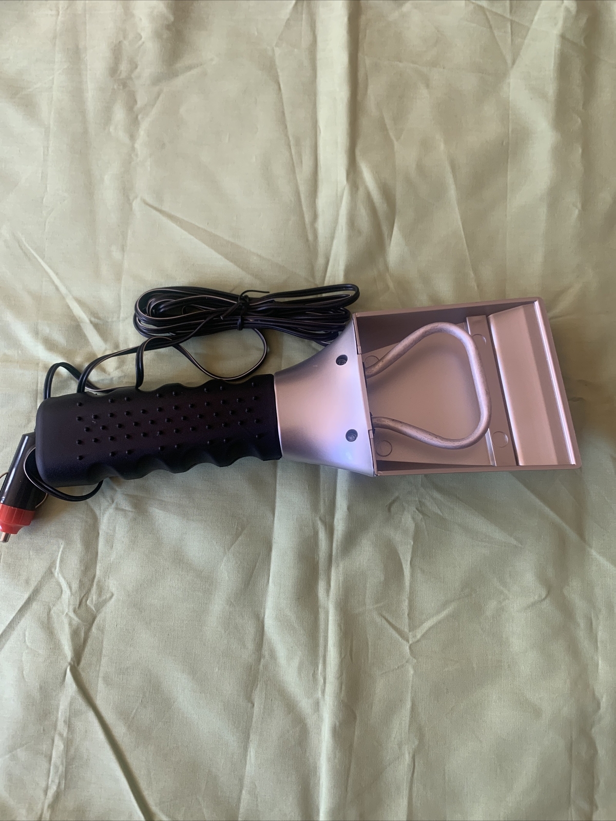 Heated Ice Scraper 12V with Retractable Handle Extendable 